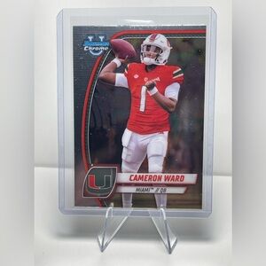 2024 Bowman University Chrome - Cameron Ward #38 (RC)